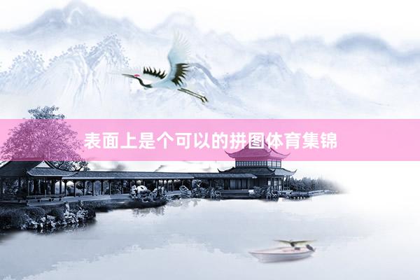 表面上是个可以的拼图体育集锦